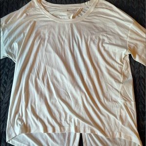 athleta white top